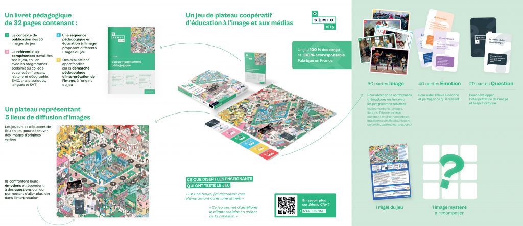 dépliant Sémio City description du contenu dans la page