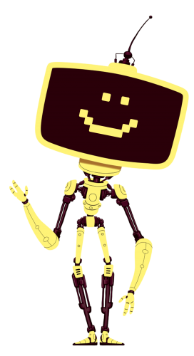 Robot jaune smile